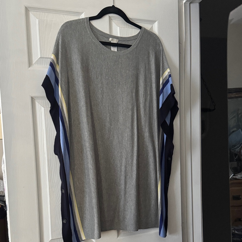 Talbots Gray Knit Top - Picture 5 of 5